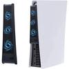 Cooling Fan, External USB Cooler 3 Fans Game Console Mini Cooling System with Extra USB Port for Sony Playstation5 Digital Edition&Ultra HD Console