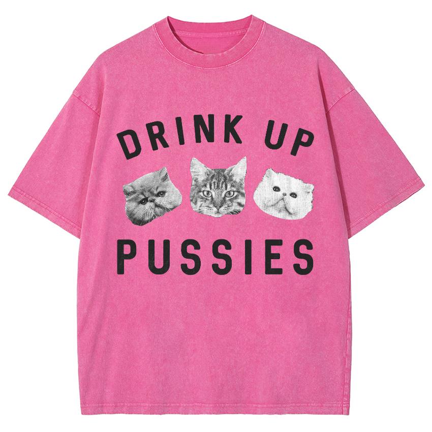 Унисекс футболка с принтом кота, из стираной джинсовой ткани, мягкая, оверсайз, с коротким рукавом, винтажный женский топ для повседневной носки, мужская