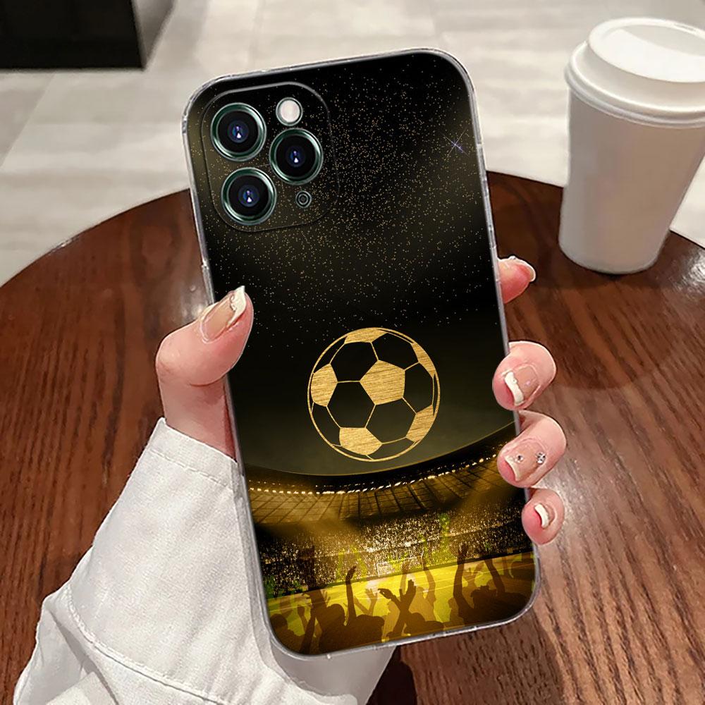 Football Soccer Ball Fire Un Rayo Balls Case For Apple iPhone 18 17 16 15 14 13 12 11 Pro Max 16 Plus 16E 17Air 17Pro Phone Cover
