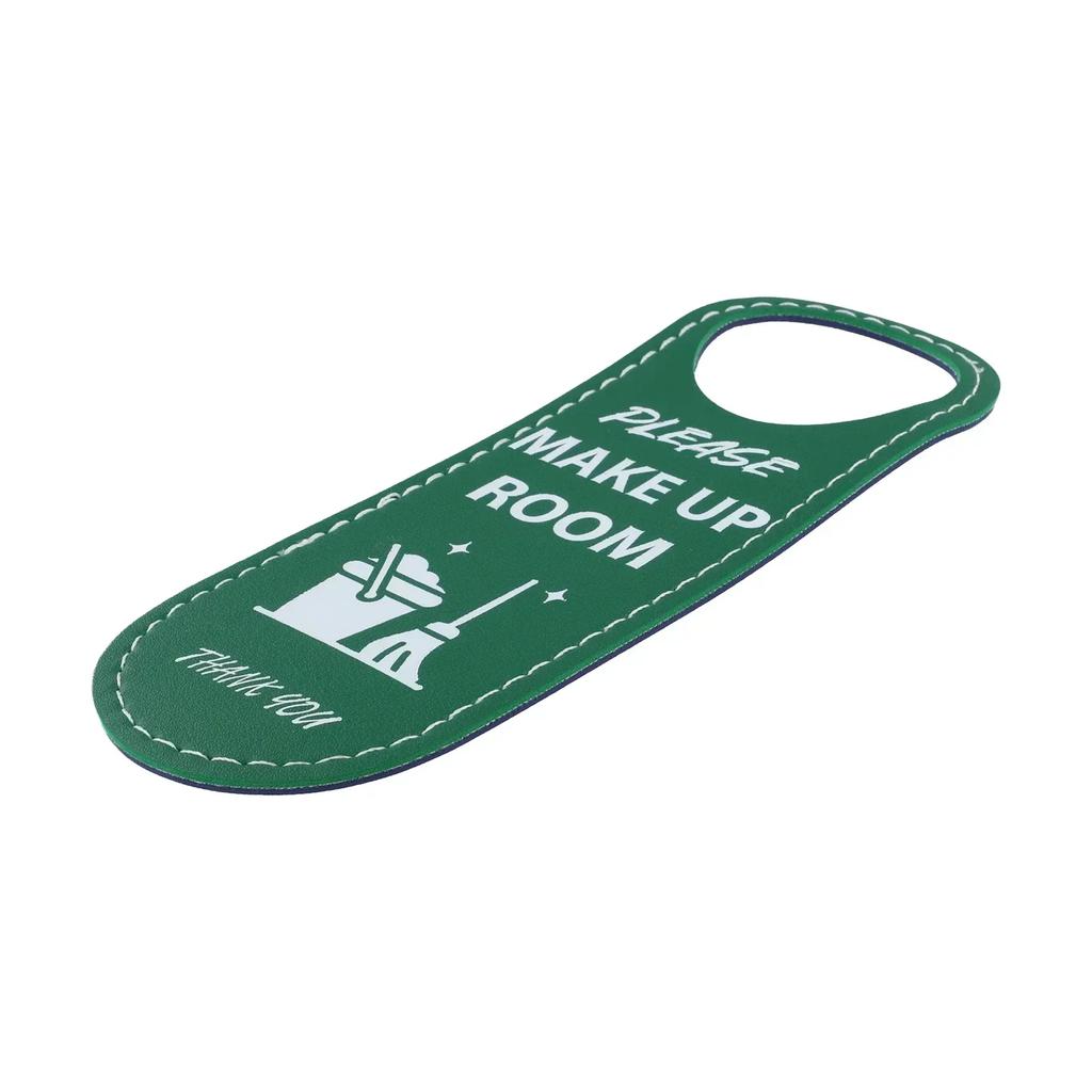 Не беспокоить Гостиничный знак-инструкция Двусторонний знак на дверь из ПУ-кожи Гостиничный Для домашнего декора Аксессуар В наличии Оптовая продажа