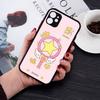 Мультяшный чехол для телефона CardCaptor Sakura для iPhone 14 11 12 13 Mini Pro Max 8 7 Plus X XR XS MAX Прозрачная матовая крышка