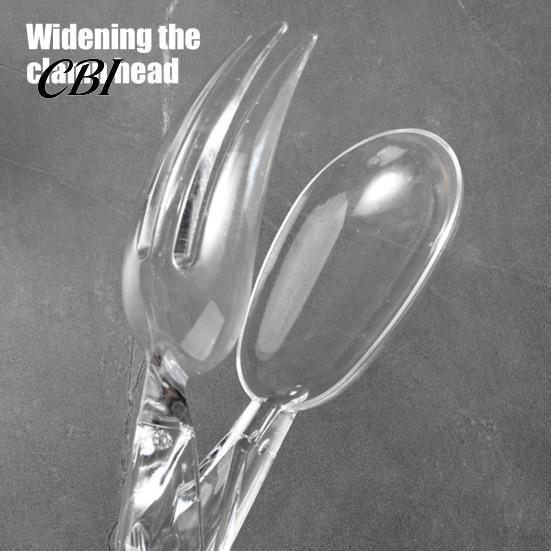 Clear Plastic Kitchen Tongs Food Clip Tongs, Scissor Style Serving Detachable Design, Transparent Grade PP Clip, for Salad Bread Party Buffet