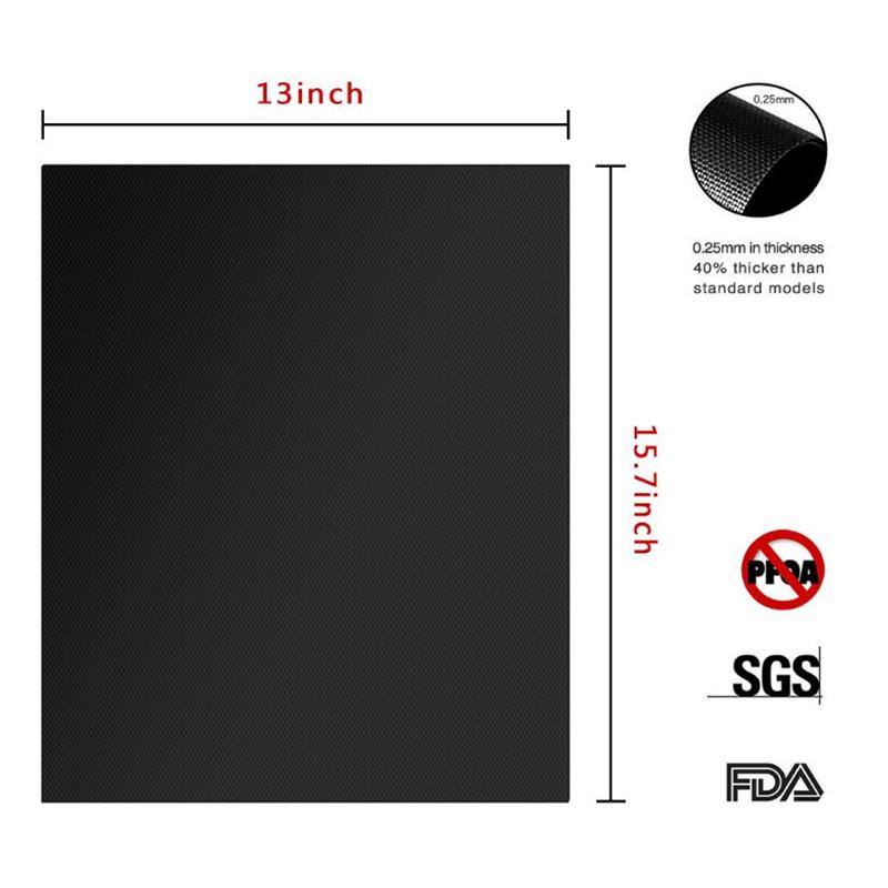 Barbecue Grill Mat Microwave Oven BBQ Accessories Nonstick BBQ Liner Sheet Reusable Grill Mat ARI