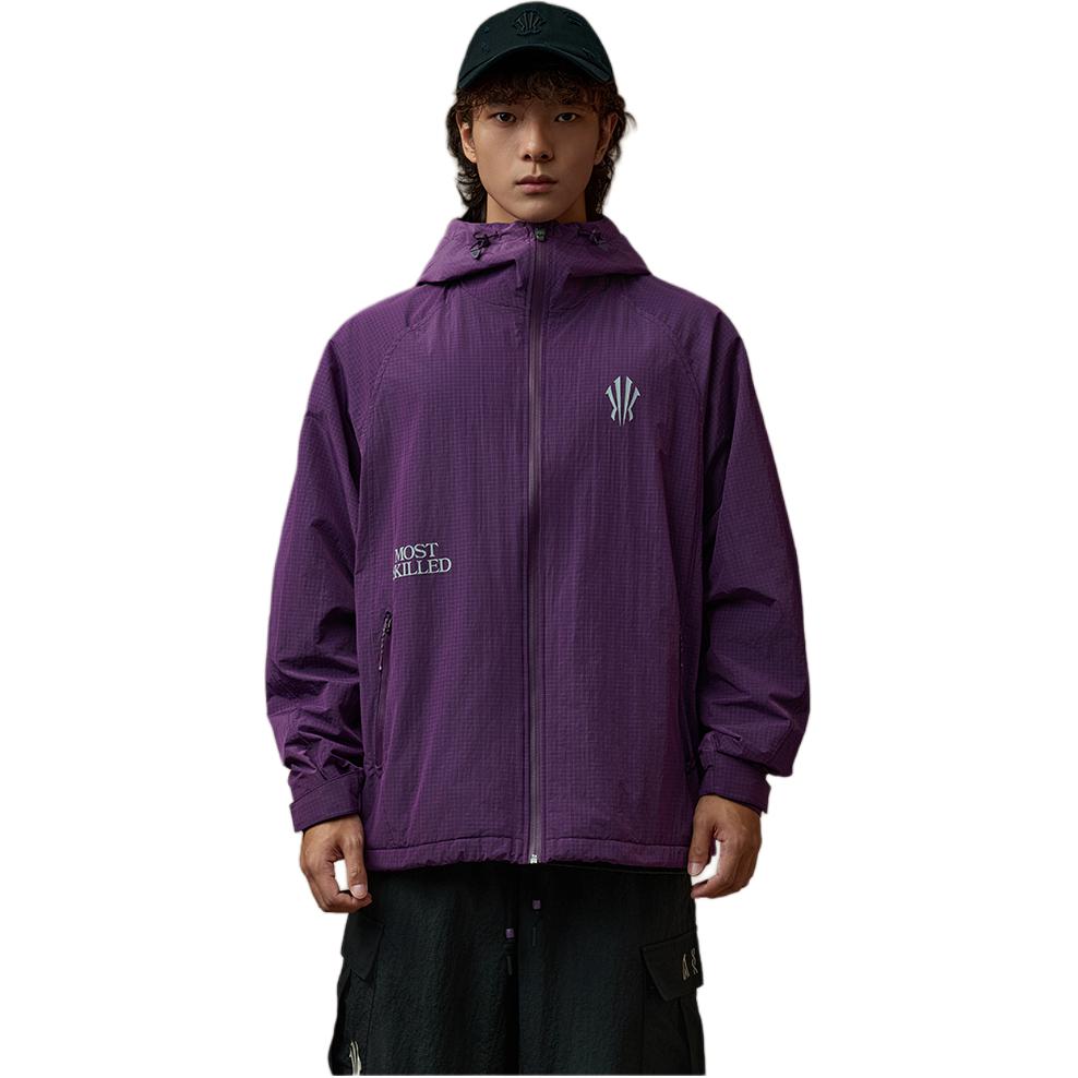 ANTA Jackets Unisex Purple Sand Color 2 Hooded Moderate Other 172541603-2