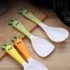 Rice Spoon Non-stick Heat Resistant Long Handle Cartoon Carrot Pattern Rice Spatula Kitchen Accessories