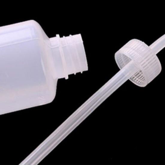 250/500 мл Бутылка для полива с носиком-лейкой, Большой вместимости, Прозрачная, Видимая, Для полива комнатных цветов, Пластиковая, Маленькая промывная бутылка