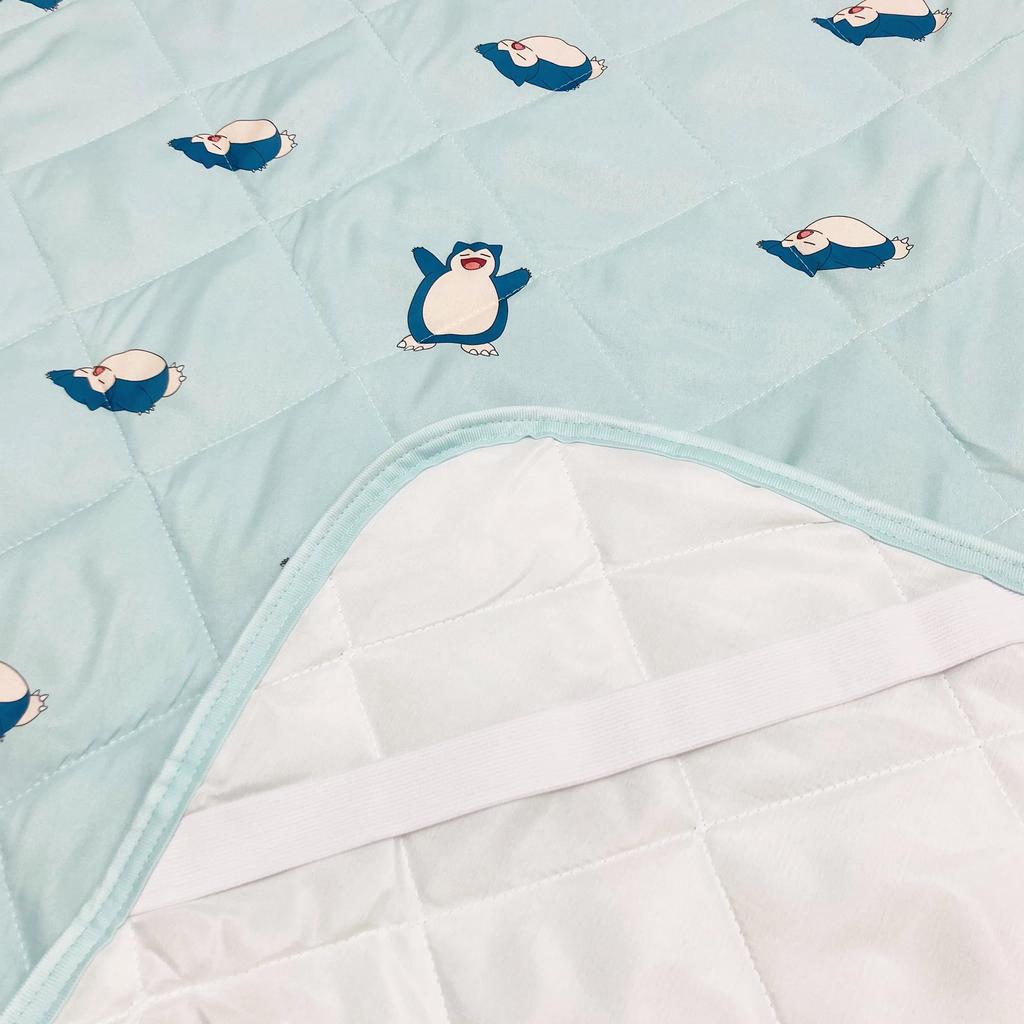 MORIPiLO Morishita Bed Pad Single Pokemon Snorlax 100x200 см Futon Bed Pad Mattress Pokemon Character Goods Green 4621414