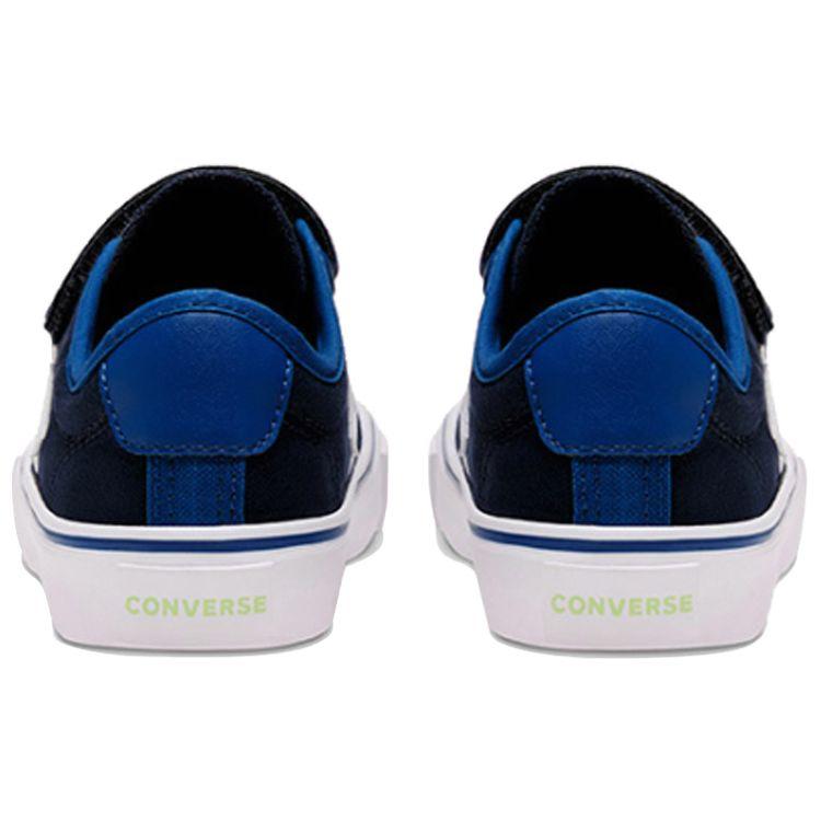 Converse Star Replay 3V Низкие детские кеды для скейтбординга Детские кроссовки Темно-синие 667802C
