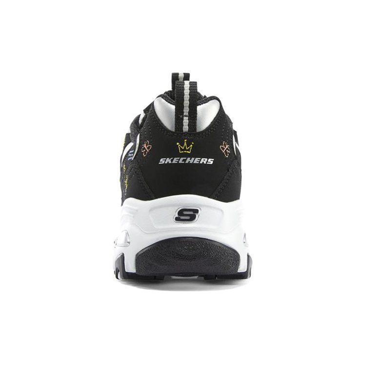 Skechers D'Lites 1.0 'Черно-белый' Женские 896155-BKW
