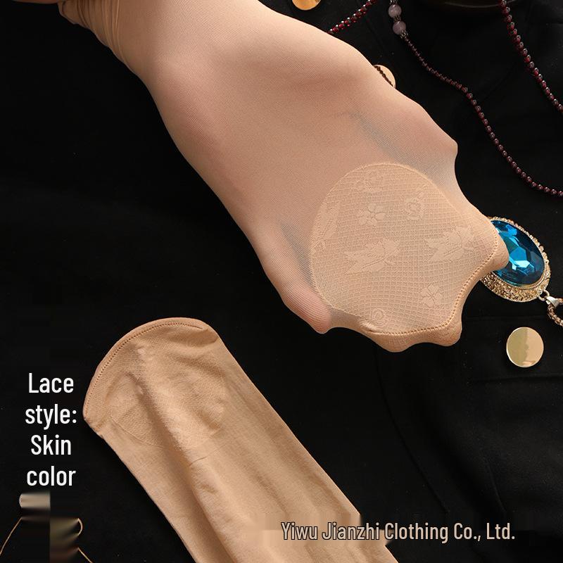 Женские ультратонкие чулки выше колена, которые можно обрезать по размеру, с нескользящей пяткой для красивых ног