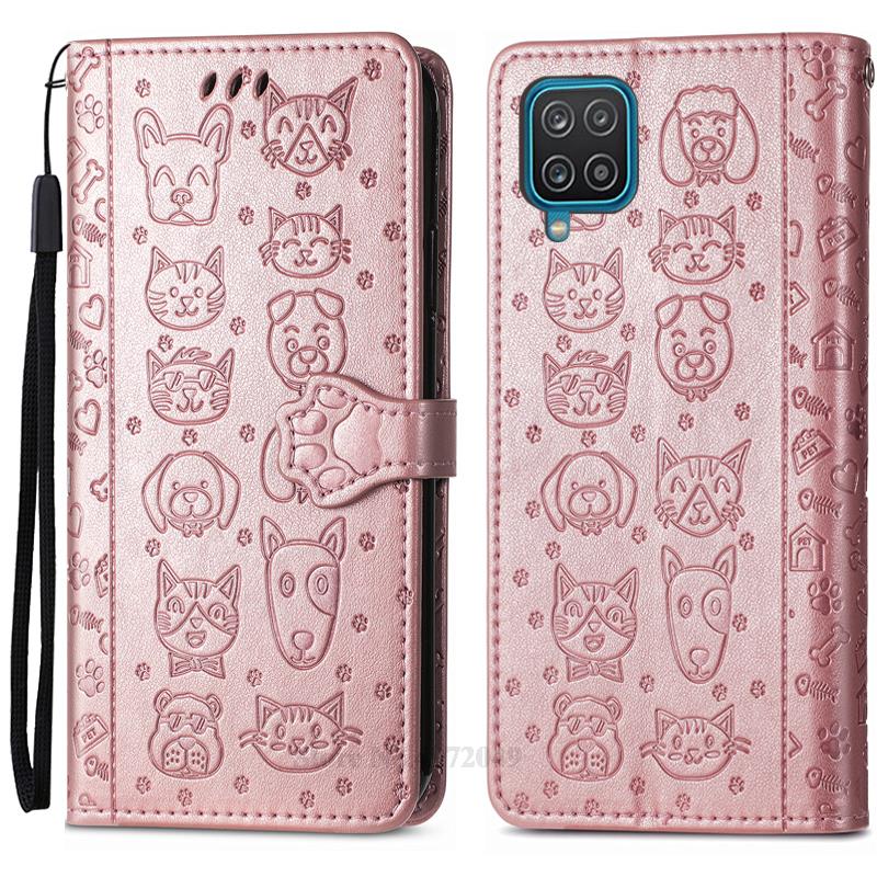 SamsungA12 чехол для Samsung Galaxy A12 кожаный чехол-кошелек для телефона Samsung A12 A 12 защитный чехол Coque Fundas