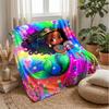 Mermaid Fantasy Underwater World Theme blanket Lightweight Warm Flannel Blanket Decorative Throw Blanket for Home Decoration