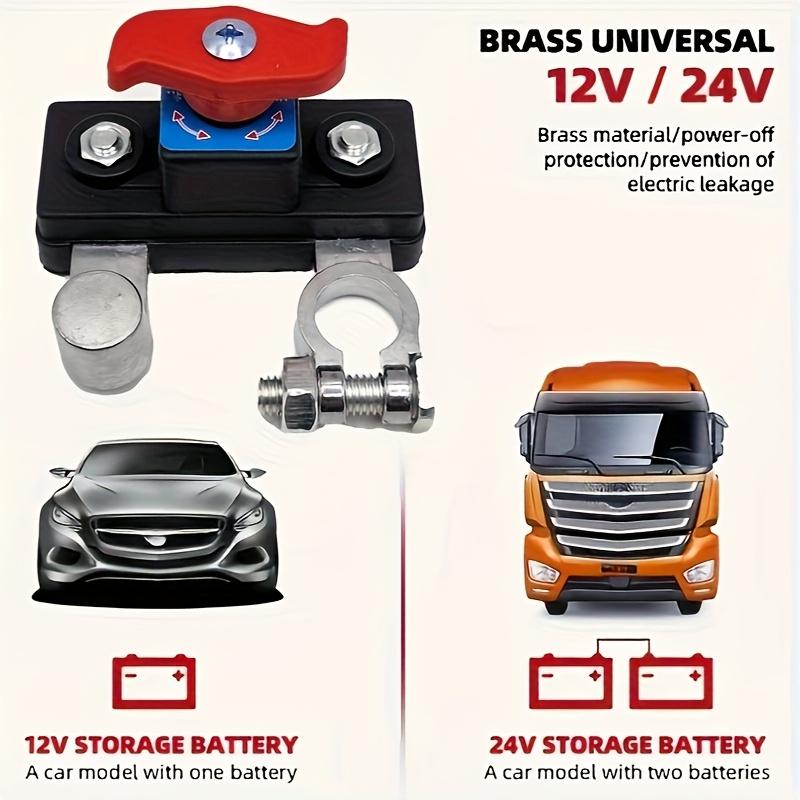 1 шт. Универсальный 12 В 24 В Выключатель питания автомобильного аккумулятора Разъединитель Чистая медь Высокая проводимость Для автомобиля Грузовика Лодки Автодома