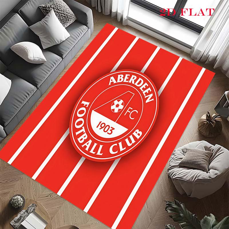 Aberdeen logo Carpet Rug for Living Room Bedroom Home Sofa Decoration,Kids play Nonslip Floor Mat