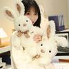 Cute Bunny Plush Toy With Soft Short Pile For Children Kids Birthday Gift