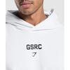 Gymshark Толстовка Gsrc с капюшоном белая A2b8t Wb57