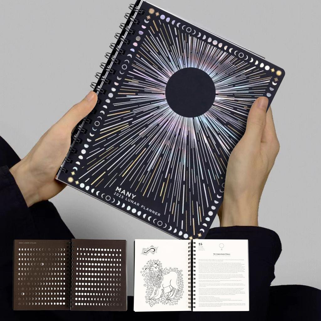 Много лунных планировщиков, лунный планировщик для ведьм, магический лунный планировщик, планировщик 2025 года с раскладами