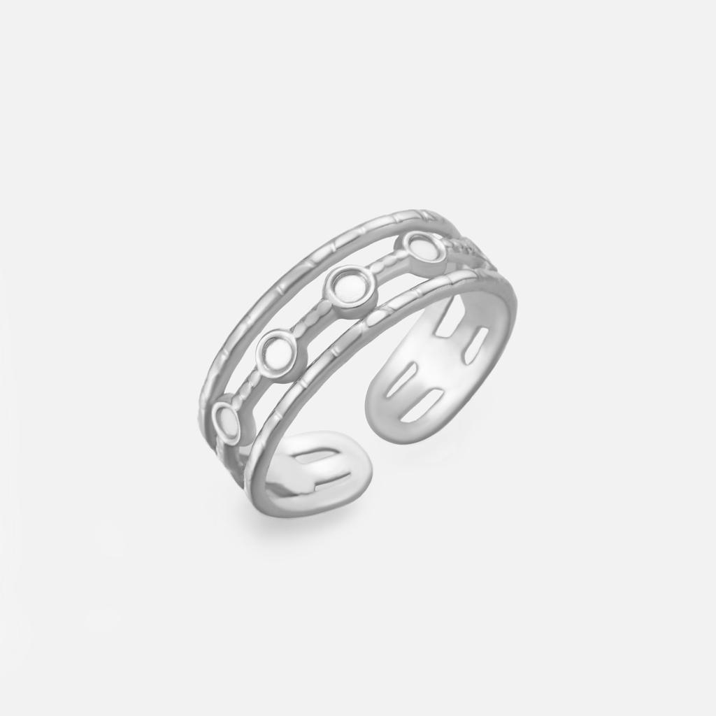 Кольца из нержавеющей стали, простые геометрические модные винтажные изящные регулируемые открытые кольца для женщин, ювелирные изделия, подарки на свадьбу, новые модные