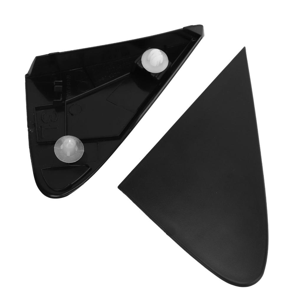 2PCS Black Fender Corner Cover Side Mirror Trim for Corolla 2008-2013 Body Panel Repair