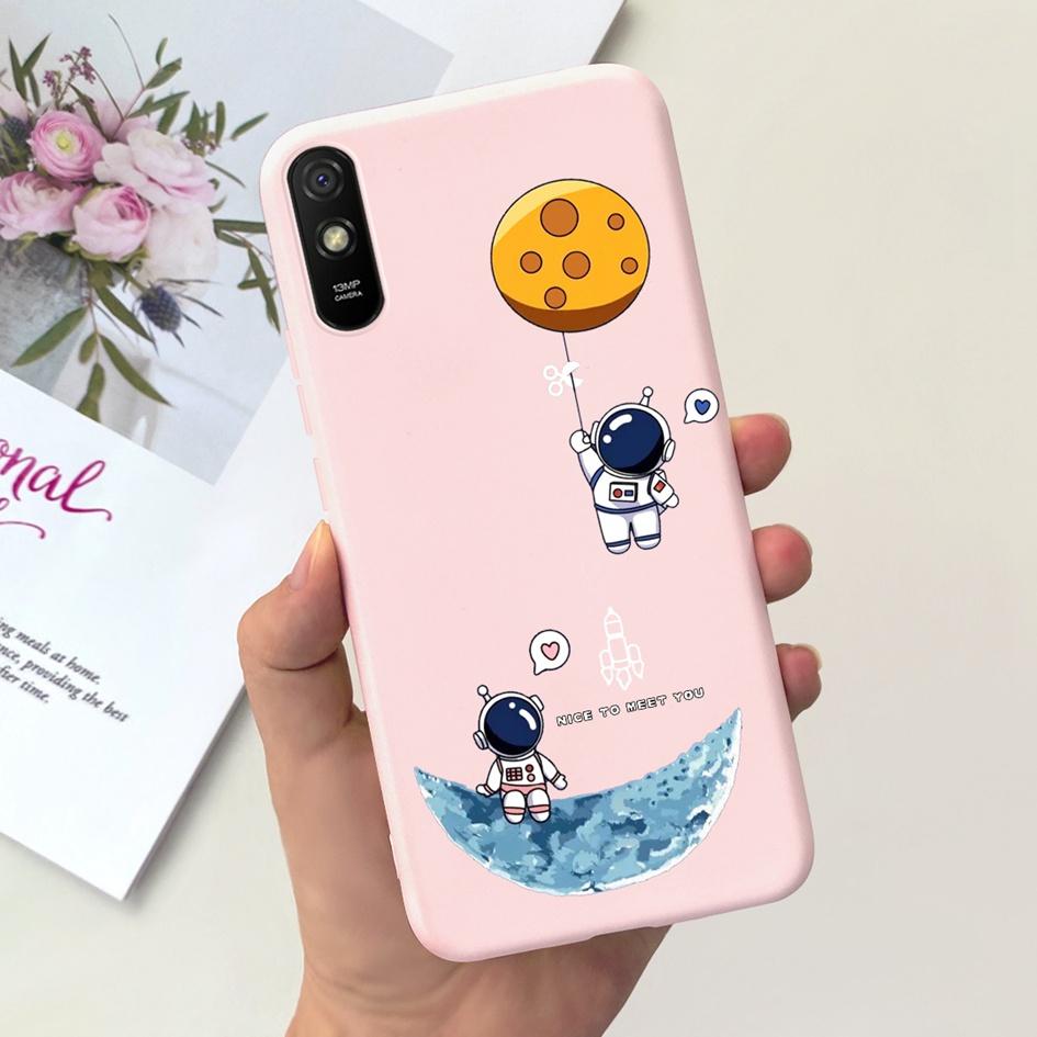 For Xiaomi Redmi 9A 9AT Case Lovely Astronaut Butterfly Soft Silicone Phone Back Cover For Xiaomi Redmi 9i Sport Redmi9a Hoesjes