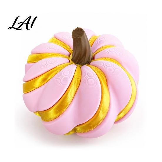 Creative Spiral Pumpkin Figurine 3D Printed Fidget Toy Decompression Hand Spinner Toy for Anxiety Sensory Desk Stress Relief And Halloween