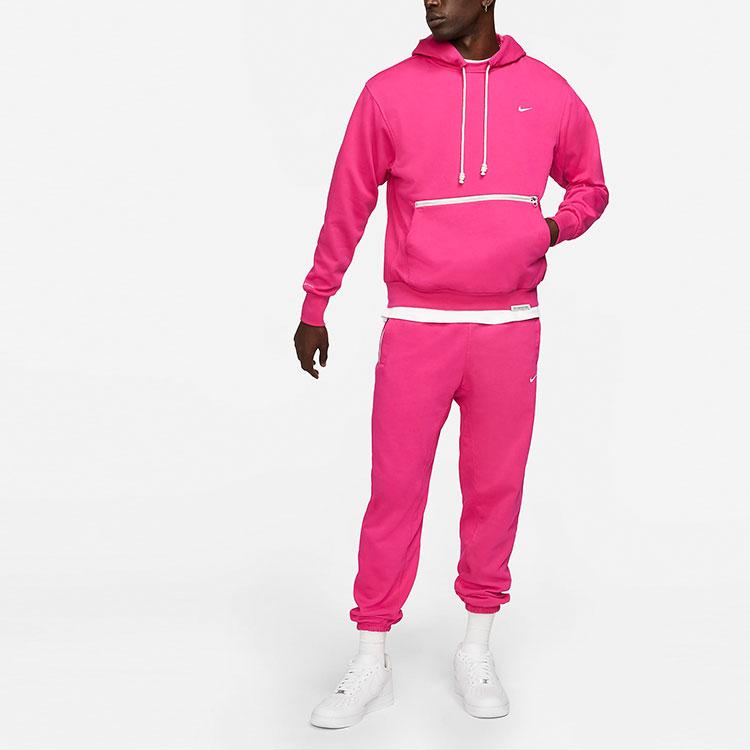 Nike Standard Issue Basketball Hoodie Men Hoodie Raspberry-Red CV0865-615