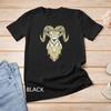 Artistic Big Horn Sheep Head Sketch Graphic T-Shirt Unisex T-shirt