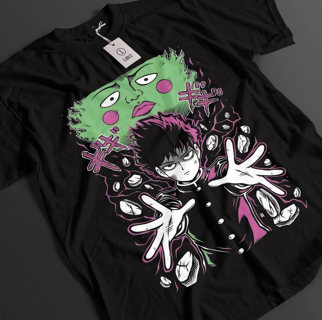 Футболка Mob Psycho 100 Шигео Кагеяма Футболка Рейген Футболка Рицу Теру Аниме Футболка