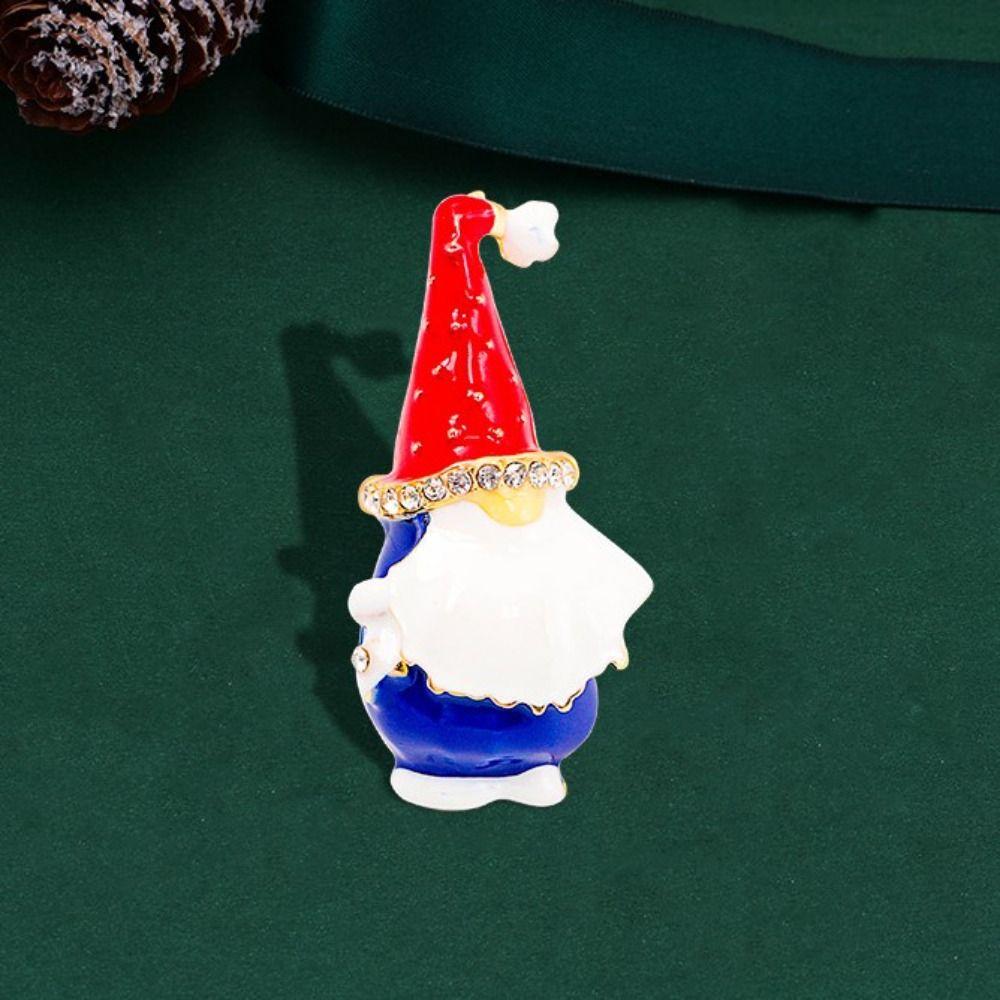 Snowflake Christmas Elk Breastpin Mistletoe Wreath Merry Christmas Decor Gift