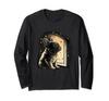 French Bulldog Cute French Dog At Night Long Sleeve T-Shirt