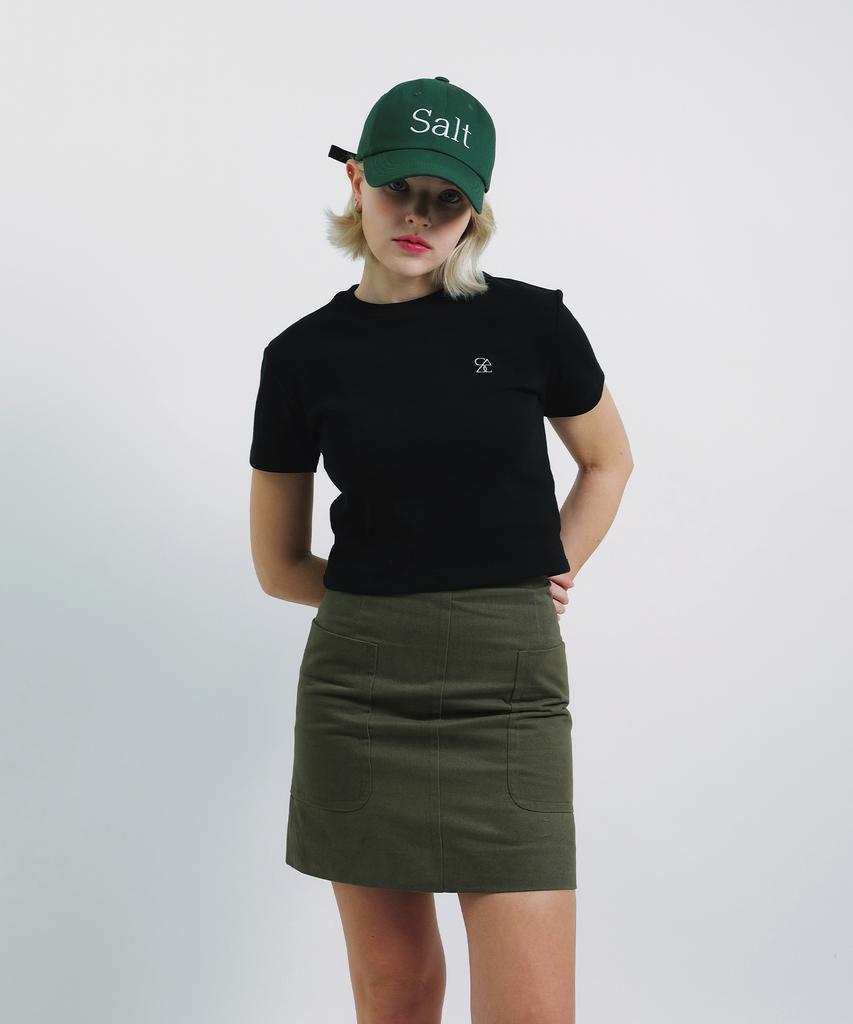 Solteuaenchokollis Юбка с карманом Khaki 4W231Z001