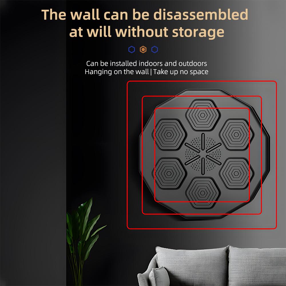 Intelligent Music Boxing Trainer Electronic Boxing Practice Wall Target Boxing Machine Home Wall Hanging Sanda Sandbag Kid Adult