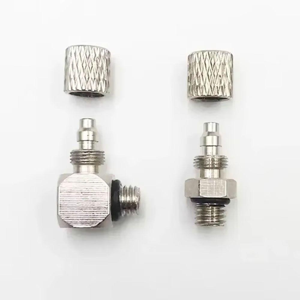 10Pcs 3mm 4mm 6mm OD Air Tube Connector M3 M4 M5 M6 Pneumatic Pipe Connector