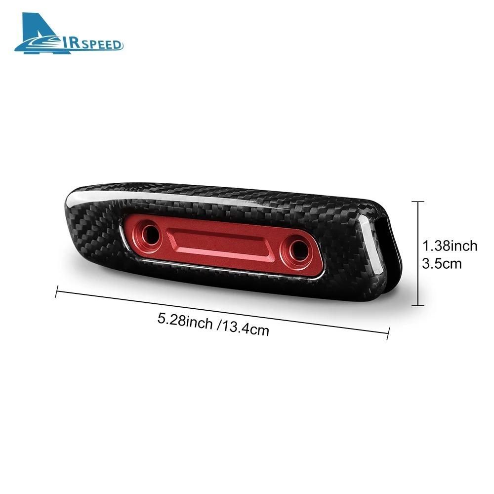 For Ford Mustang GT Dark Horse EcoBoost 2024 2025 2026 Real Hard Carbon Fiber Cover LHD RHD Replace Handbrake Grip Trim Handle