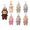 Macaron Enamel Face Monsters Pendant Kawaii Stuffed Toy Keychain Bag Ornaments Kids Gift