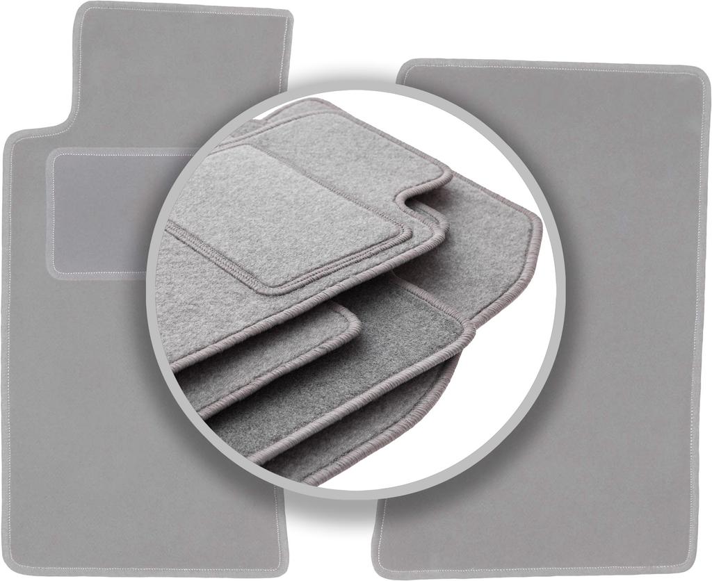 Серые автомобильные коврики для: Mazda MX-5 II NB кабриолет (1998-2005)