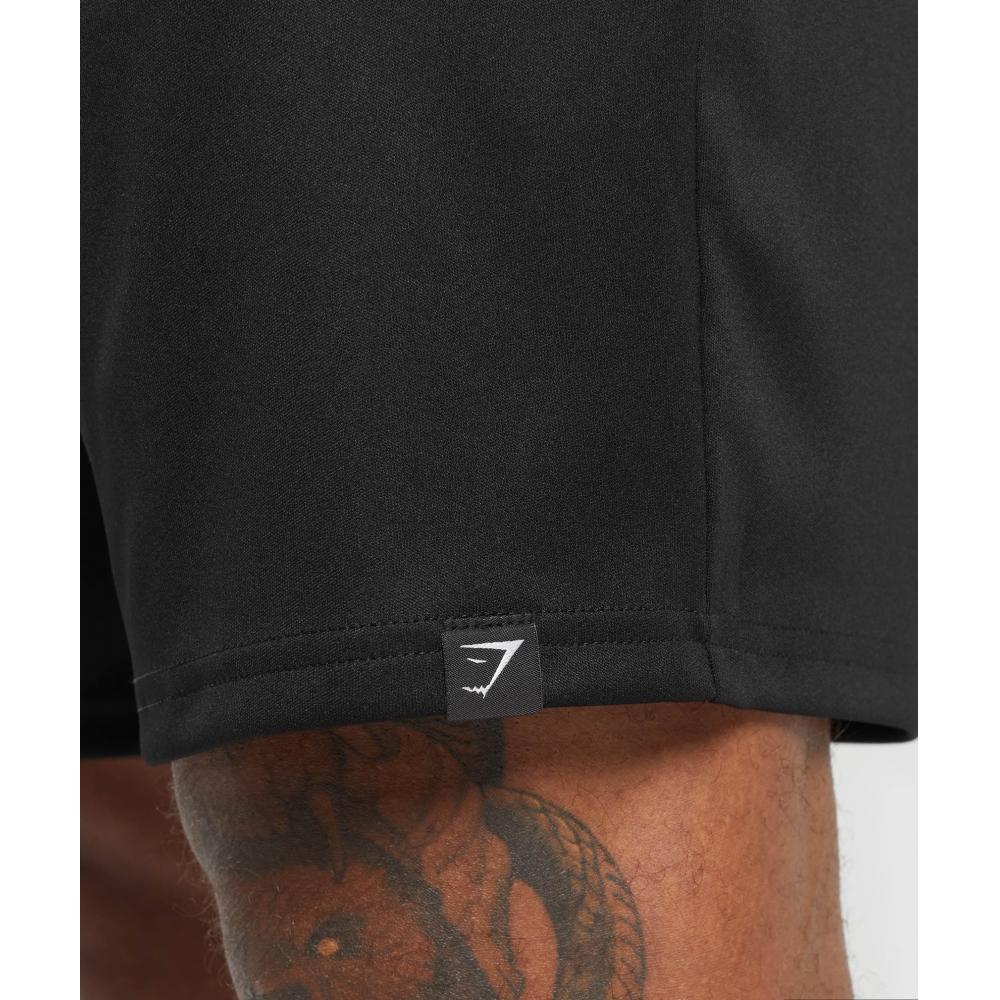 Gymshark Тренировочные шорты черные A2c5s Bb2j