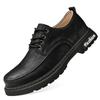 2026 Новые Оксфорды на мягкой подошве из натуральной кожи Мужские Нескользящие Обувь для ходьбы на открытом воздухе Повседневная Легкая Деловая Обувь Рабочая Обувь