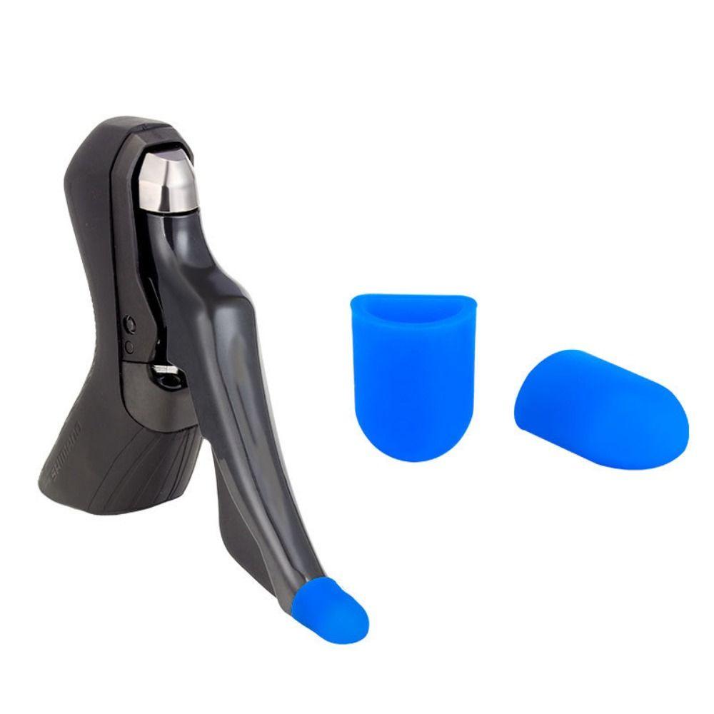 1 Pair Non-slip Handlebar Grip Cover Silicone Shifter Protective Cover High Quality Brake Cover