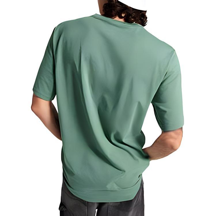 Converse Go-To Embroidered Star Chevron Standard-Fit T-Shirt Asia Sizing 'Olive' Men's 10023876-A32