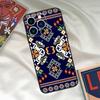 Чехол с узором-орнаментом Украины для iPhone 16 15 14 Pro Max Чехол для iPhone 16 15 11 12 13 Pro Max Mini XS X XR Plus Capa