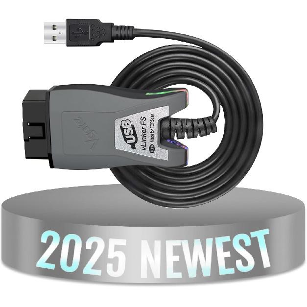Vgate VLinker FS USB OBD2 к USB Инструмент для диагностики автомобиля Читатель кодов для FORScan Адаптер OBD2