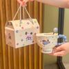 Отправить подарки на день рождения девочкам, милые детские керамические чашки, кружки высокой ценности, подарочные коробки для подруг, практичные сувениры