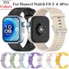 Ремешок для Huawei Watch Fit 3 / Fit 4 / Fit 4 Pro Ремешок для часов Силиконовый браслет Сменный браслет Аксессуары