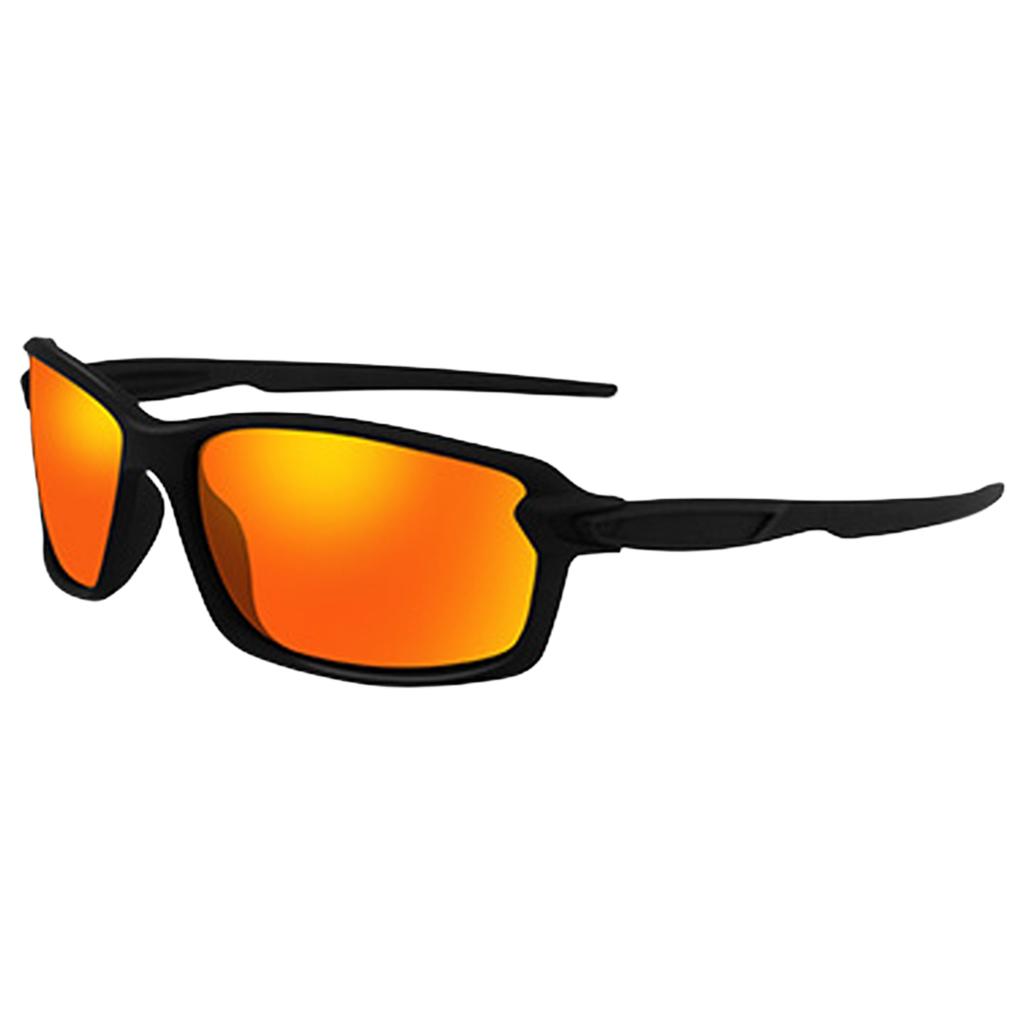 Unisex Polarized-Sunglasses Cycling Sports Sunglasses With Iridescent Lenses For Outdoor Activities