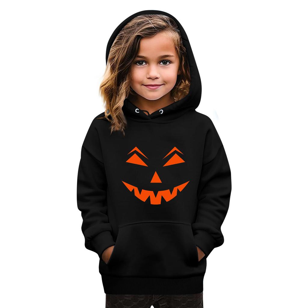 Sweatshirts For Teen Girls Hoodies Long Sleeve Drawstring Pullover Cute Oversized Hoodie Halloween Day