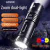 SupFire Y5-K 15W High-Power Long-Range Flashlight with Color Filters