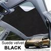 Car Suede Fabric Electrostatic Adsorption Sunroof Sunshade For Volvo Polestar 4 2023-2025Heat Insulation Interior Auto Accessory