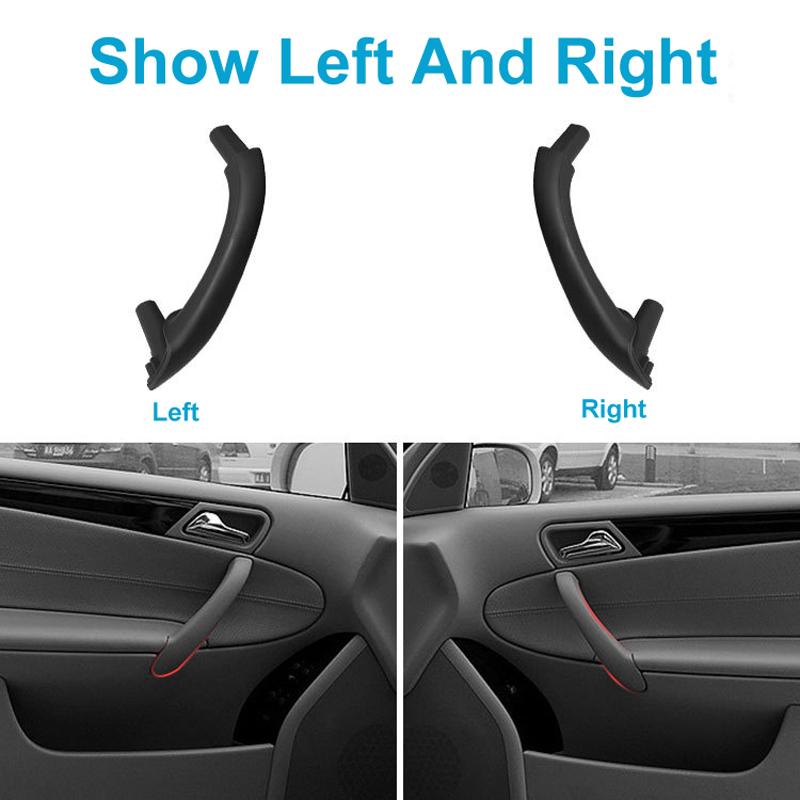 Автомобильные внутренние дверные ручки для Mercedes Benz W203 C-Class C230 C280 C350 2001-2007, передняя левая правая накладка