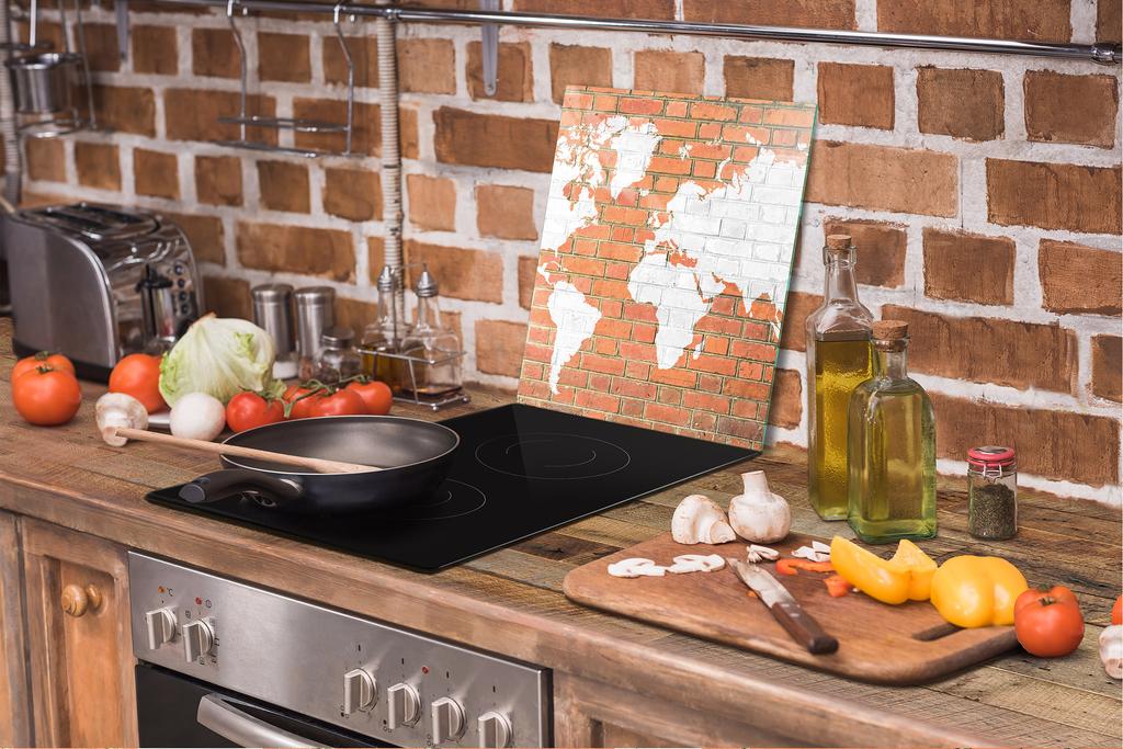 GLASS CUTTING BOARD 45x52 Brick
